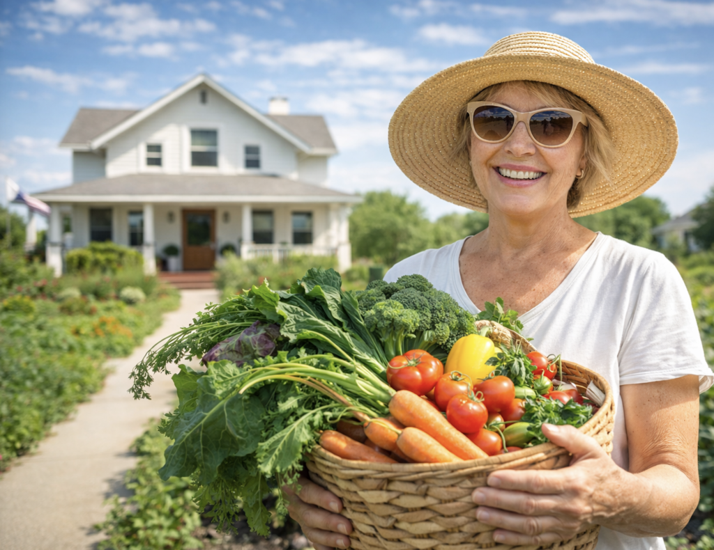 woman gardener