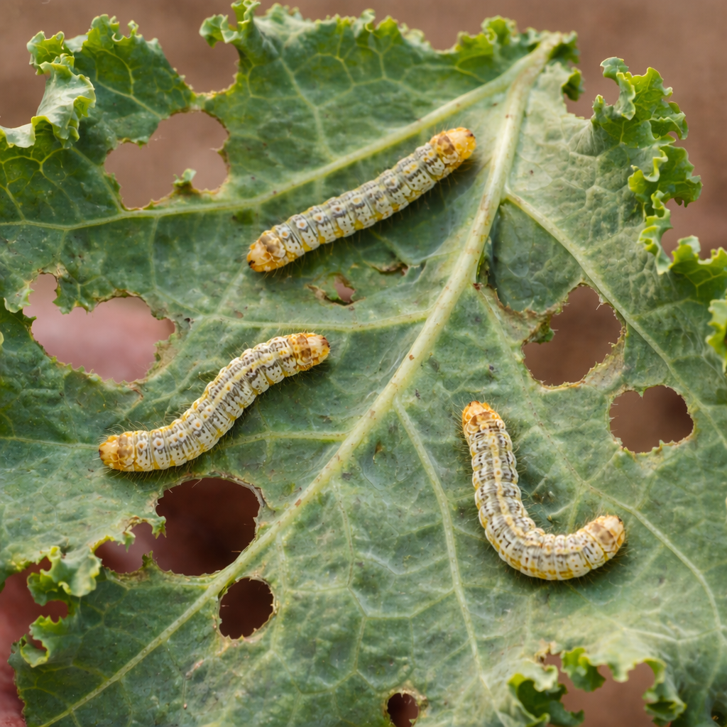 cabbage worm banded