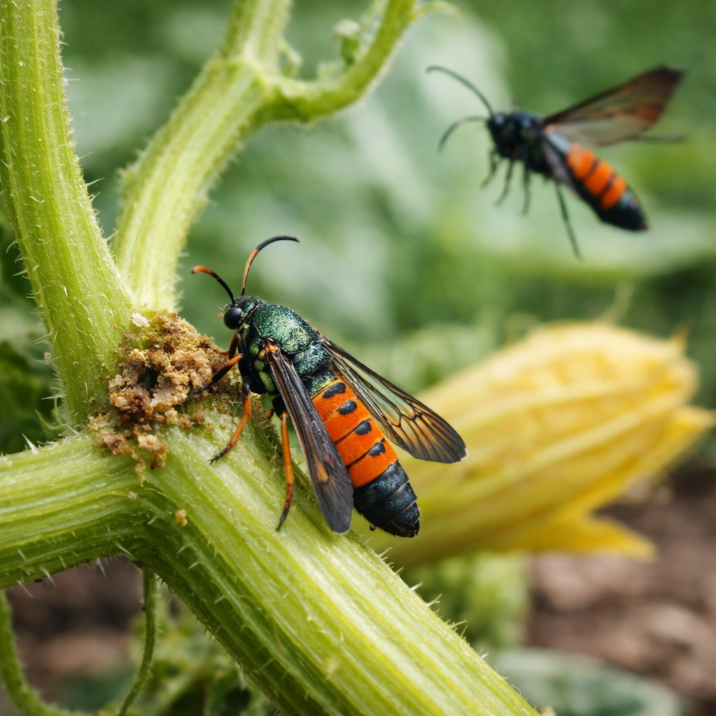 squash vine borer adult